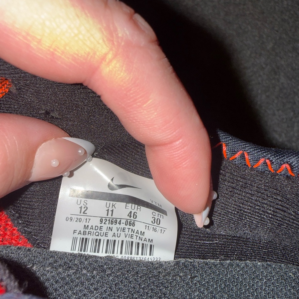 Nike Black and Orange Athletic Shoes - Picture 2 of 3